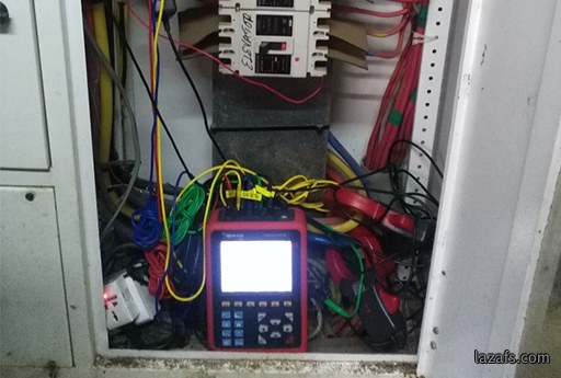 买家反馈-HZCR-5000电能质量分析仪的实操现场